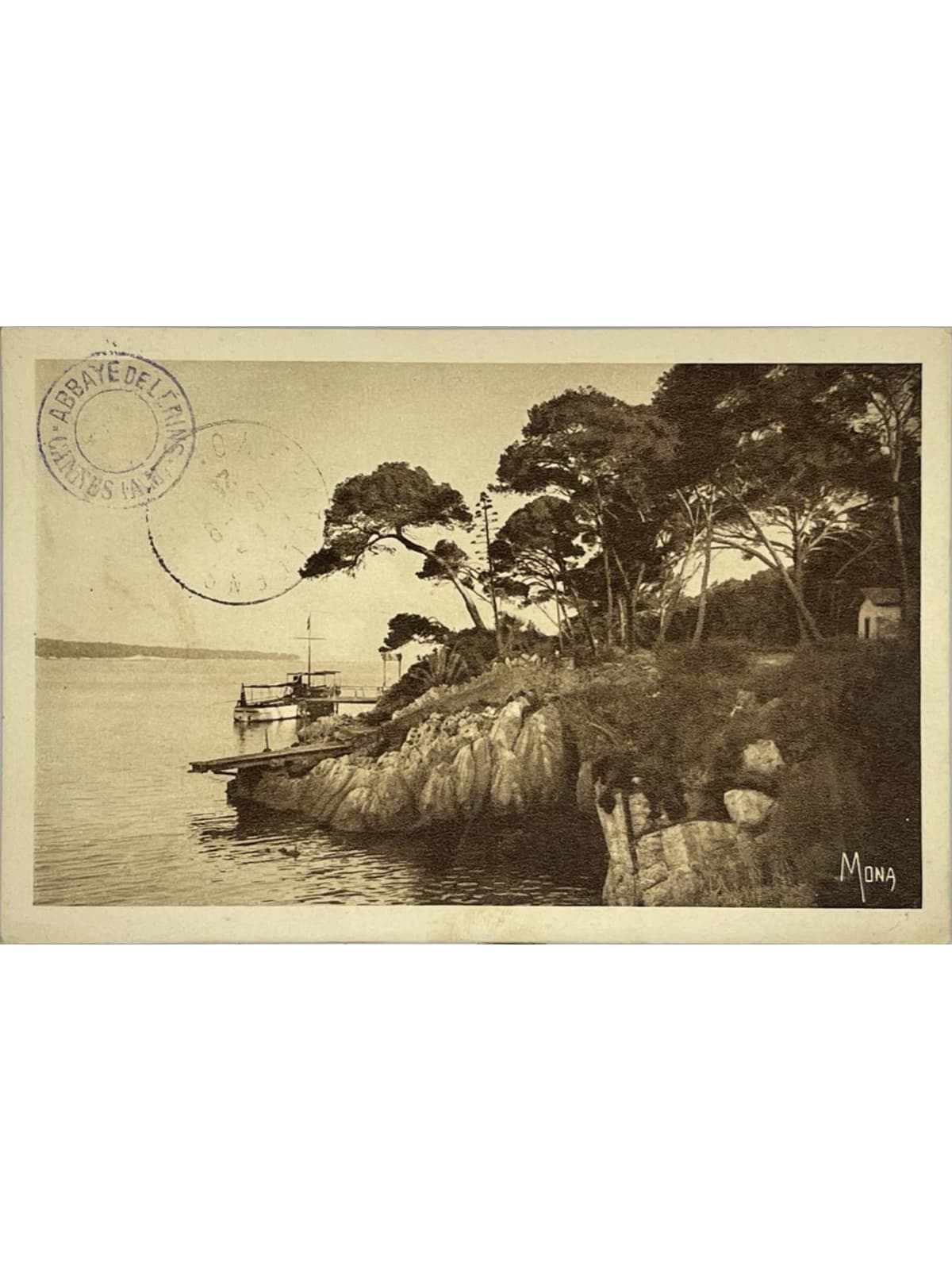 Recto de la carte postale