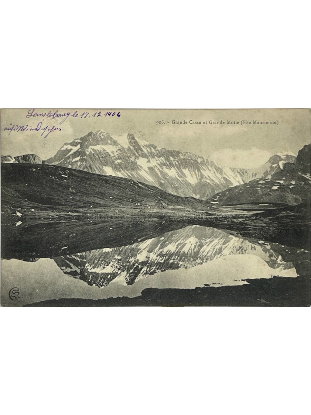 Recto de la carte postale