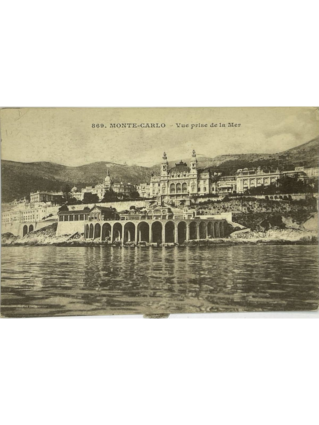 Recto de la carte postale