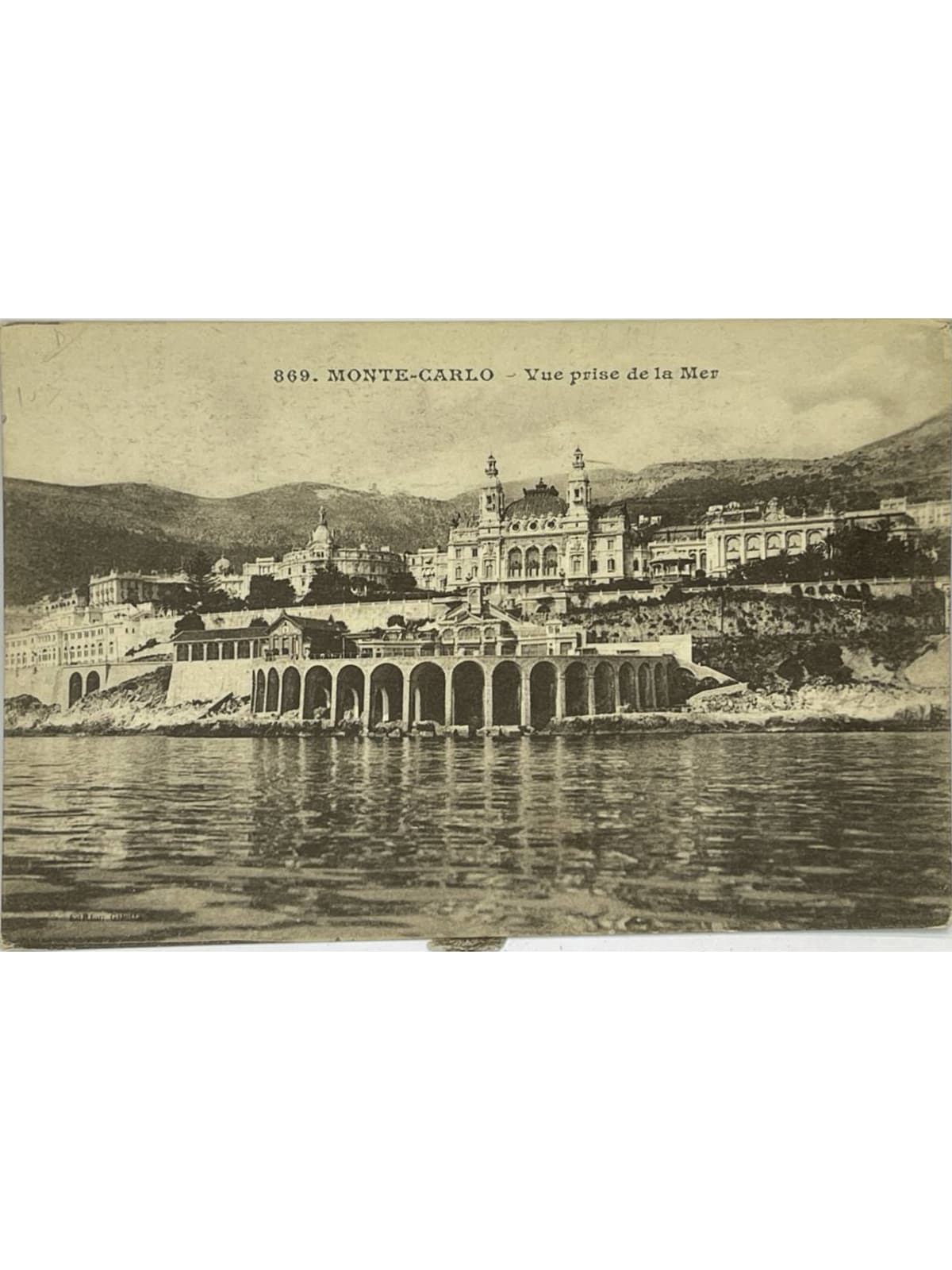 Recto de la carte postale