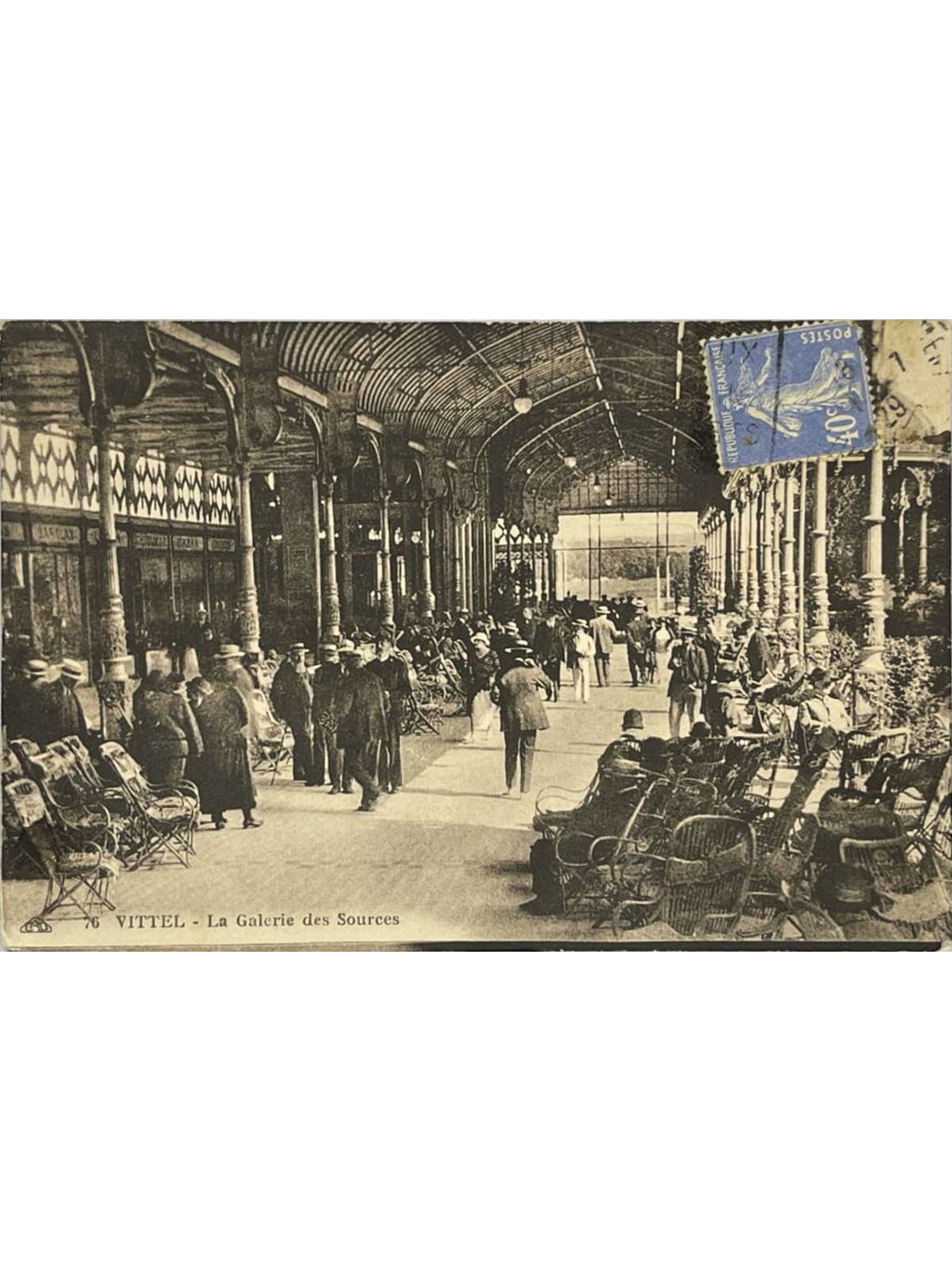 Recto de la carte postale