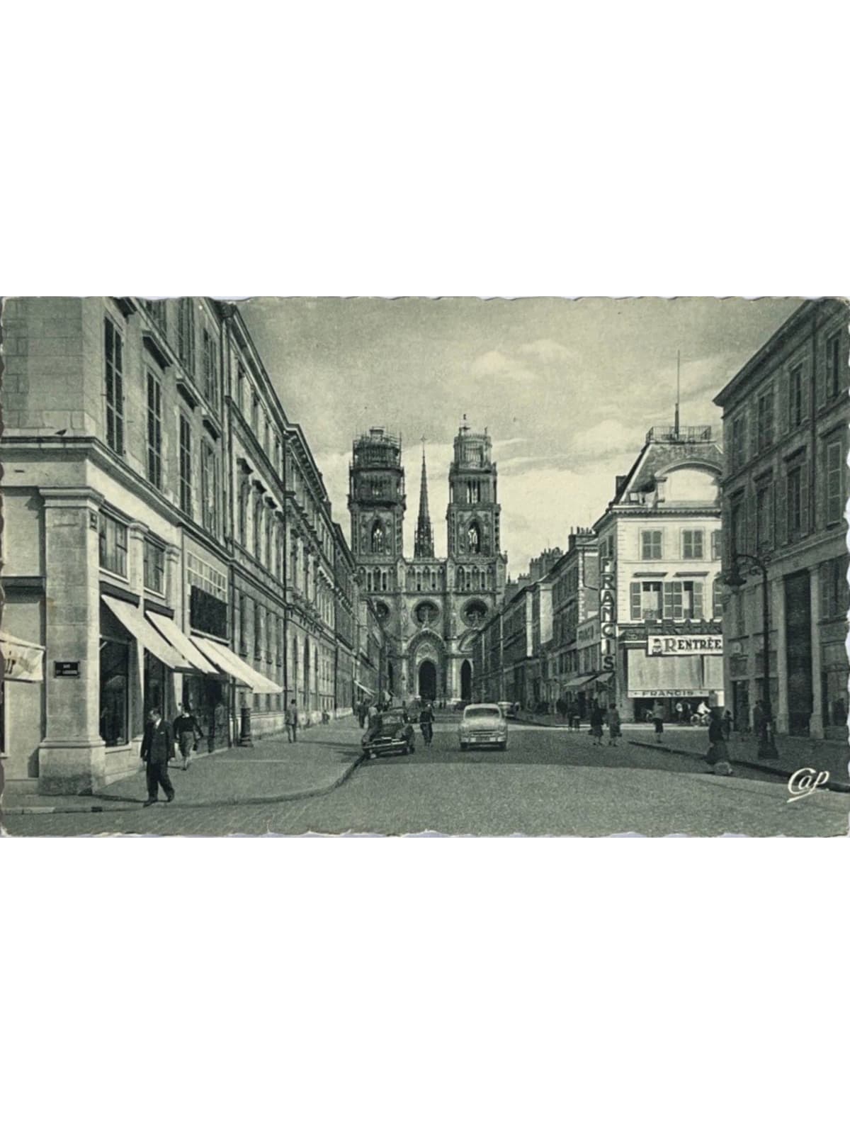 Recto de la carte postale