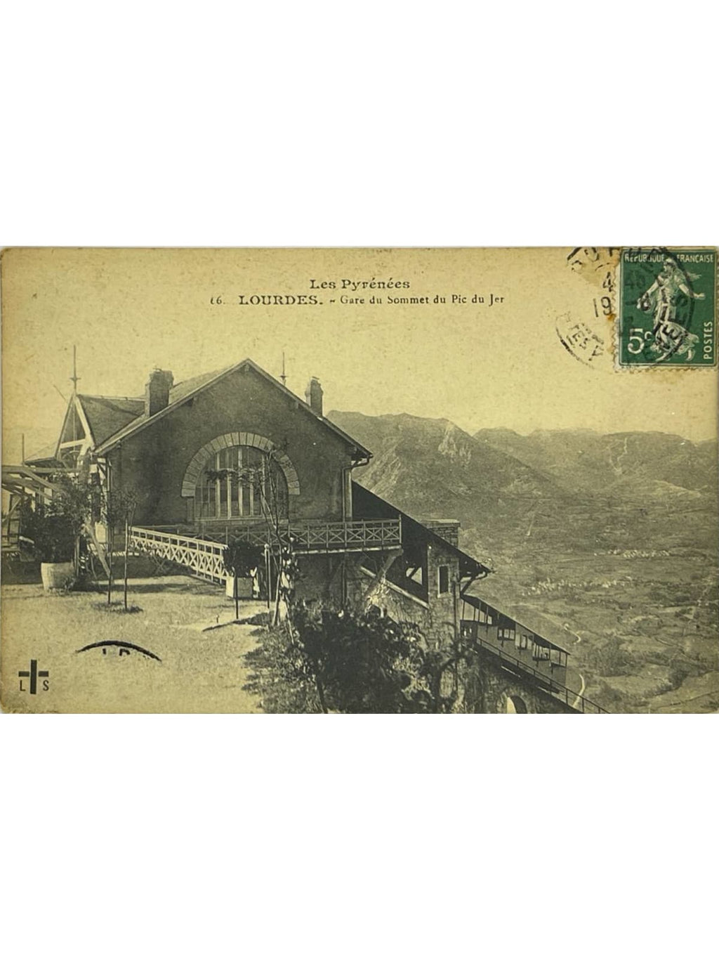 Recto de la carte postale