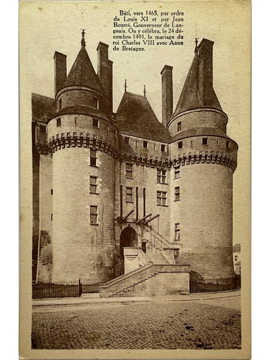 Recto de la carte postale