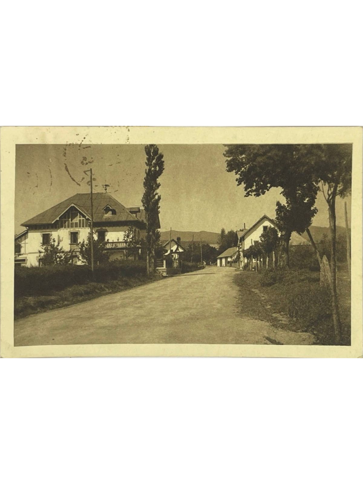 Recto de la carte postale