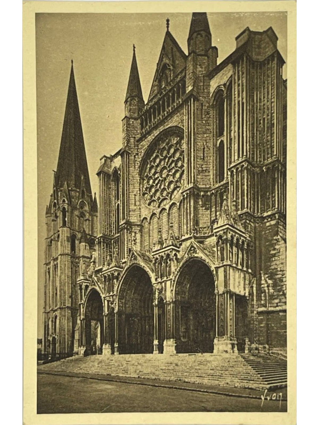 Recto de la carte postale