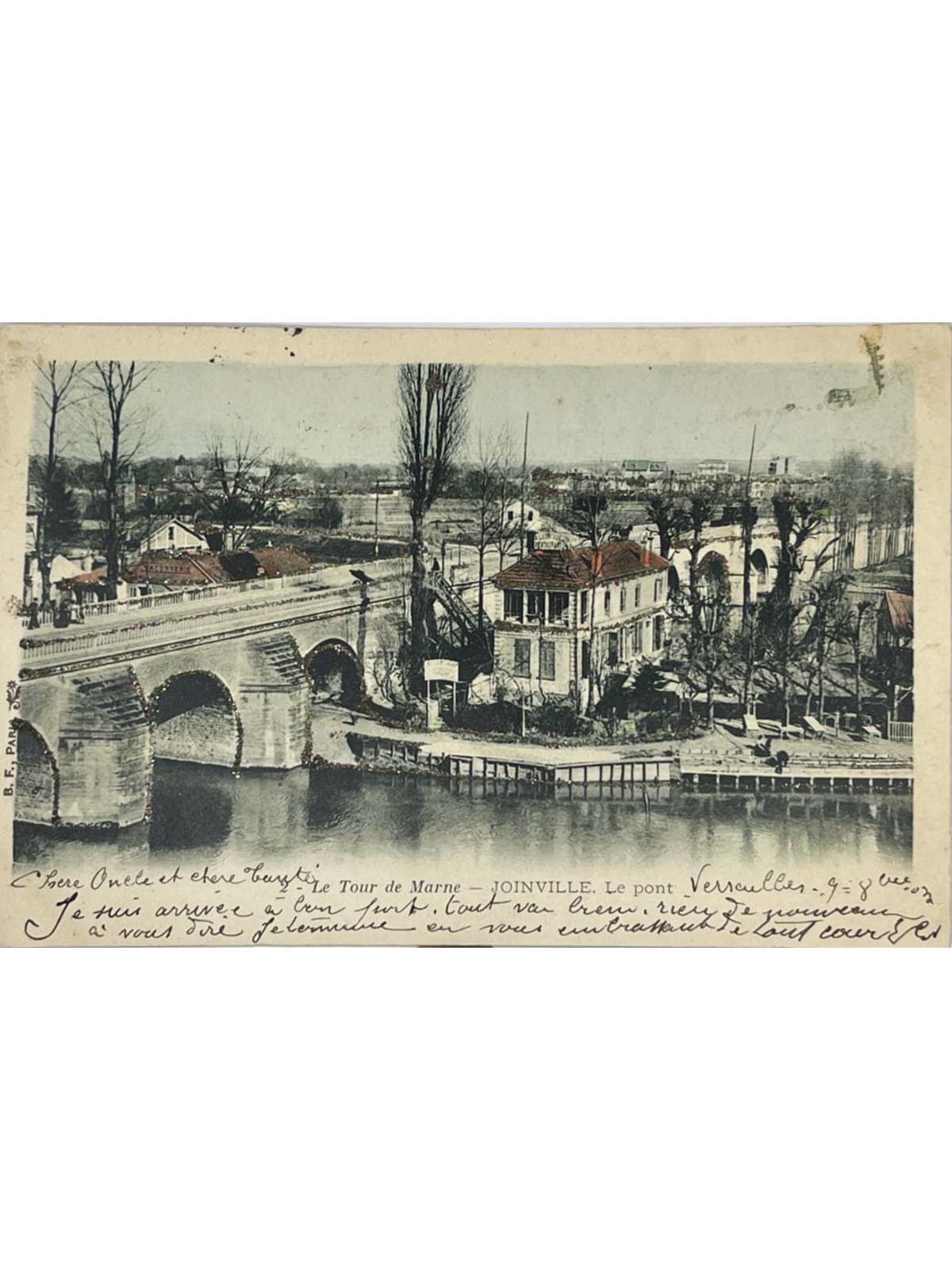 Recto de la carte postale