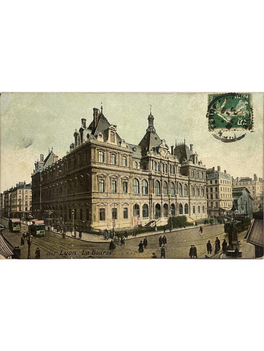 Recto de la carte postale