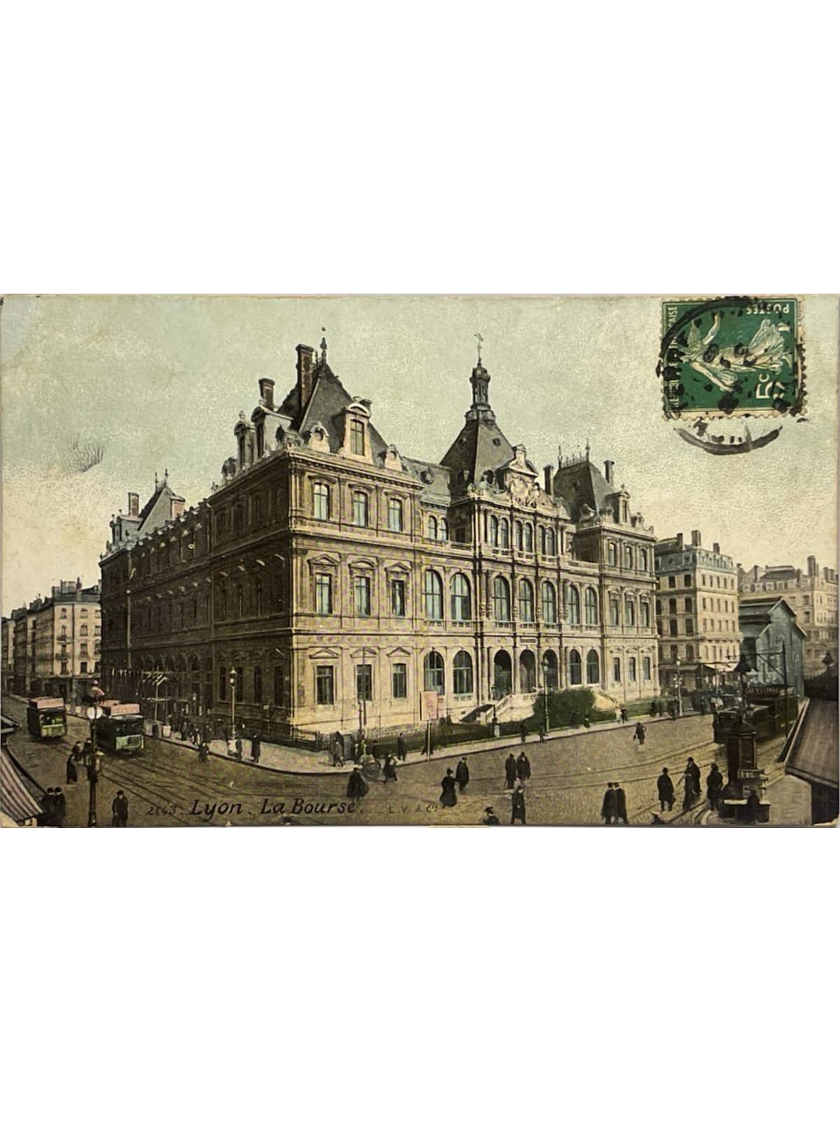 Recto de la carte postale