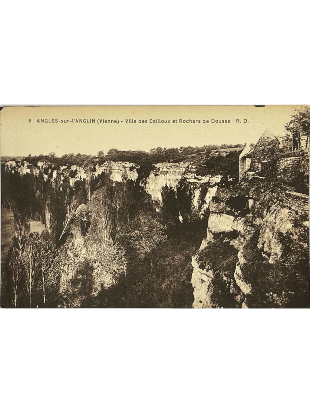 Recto de la carte postale
