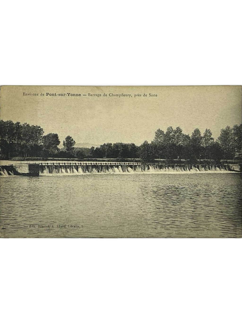 Recto de la carte postale