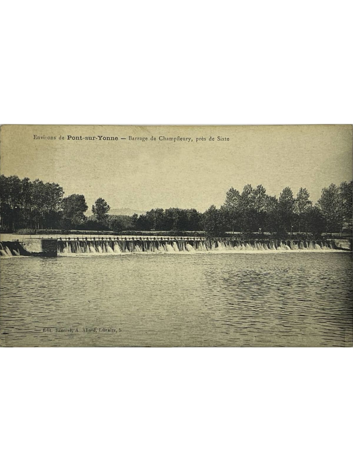 Recto de la carte postale