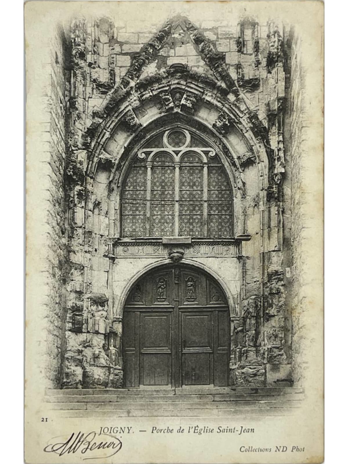 Recto de la carte postale