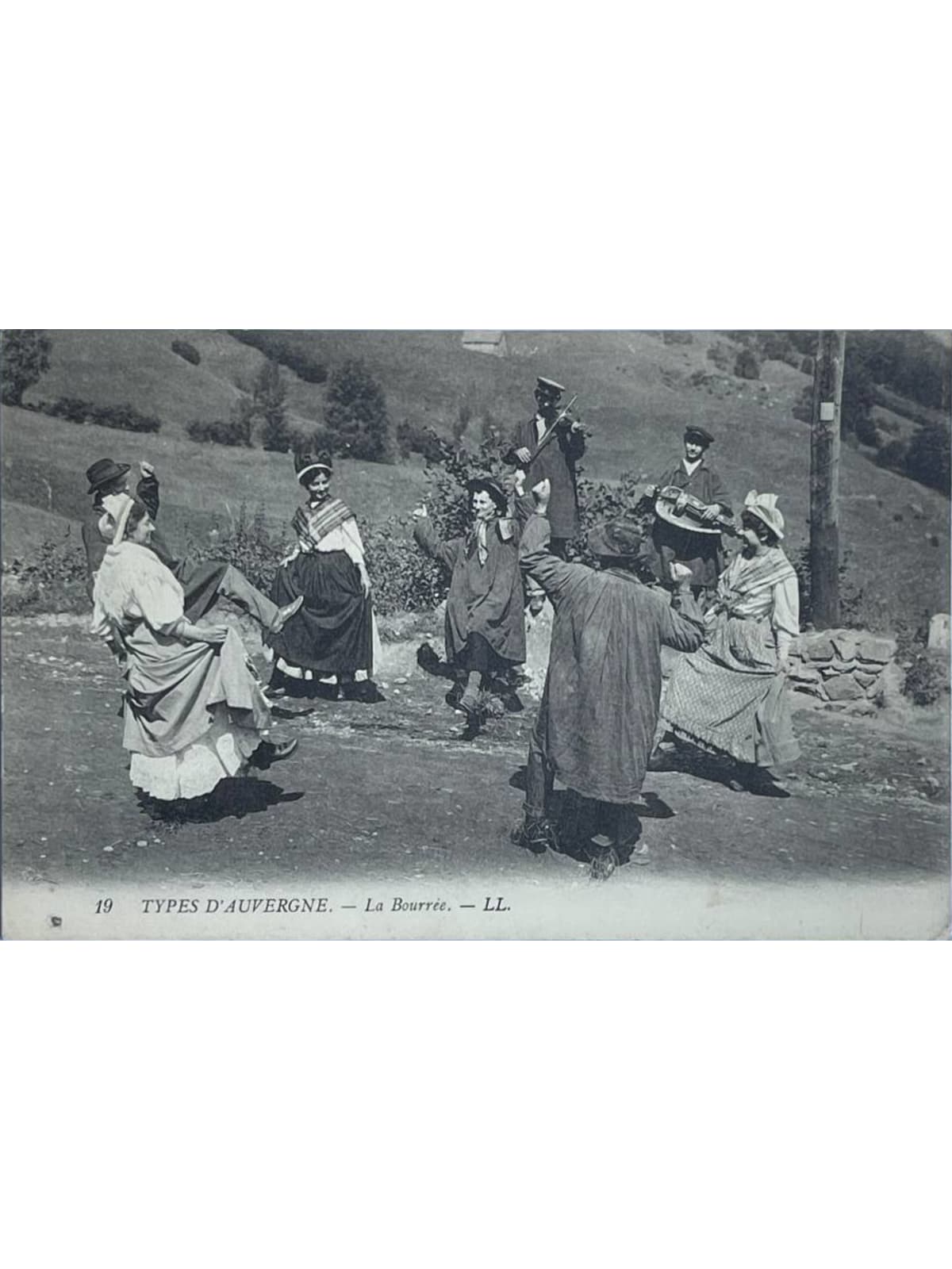 Recto de la carte postale