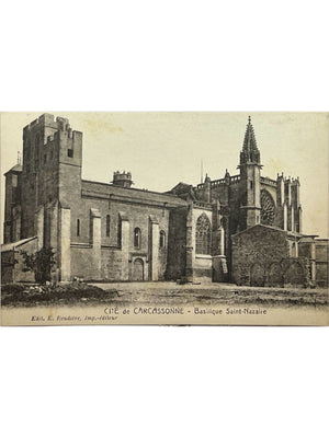 Carcassonne – Cité, basilique Saint-Nazaire – CPA Roudière