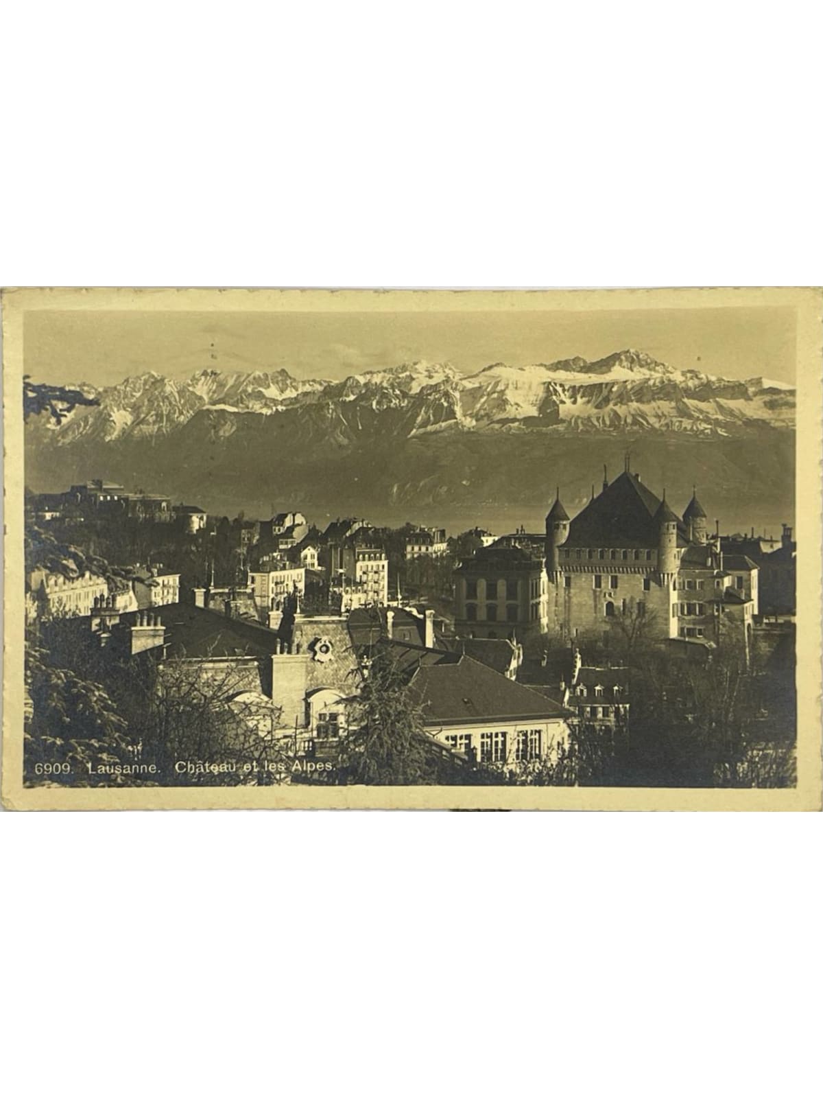 Recto de la carte postale