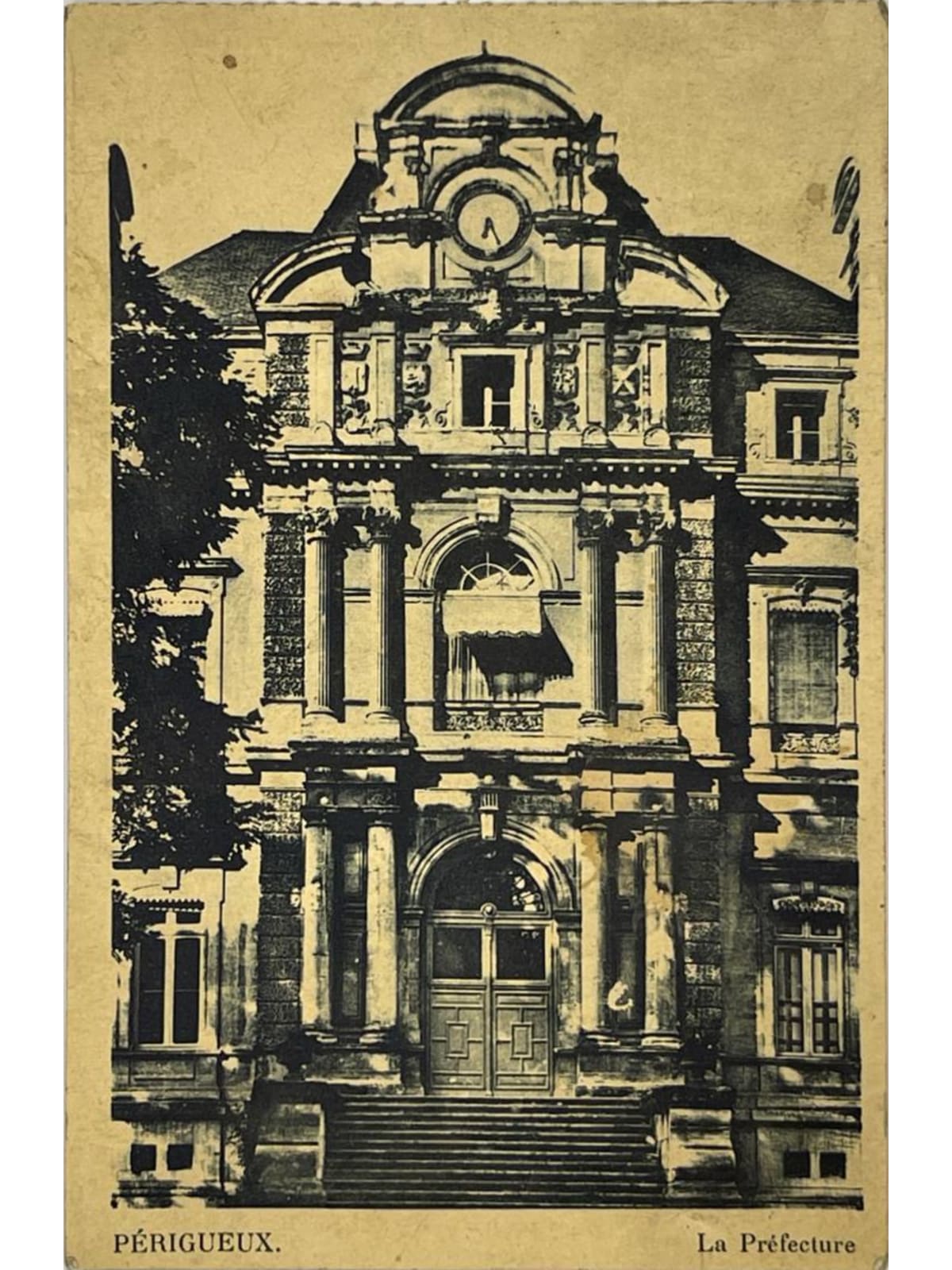 Recto de la carte postale