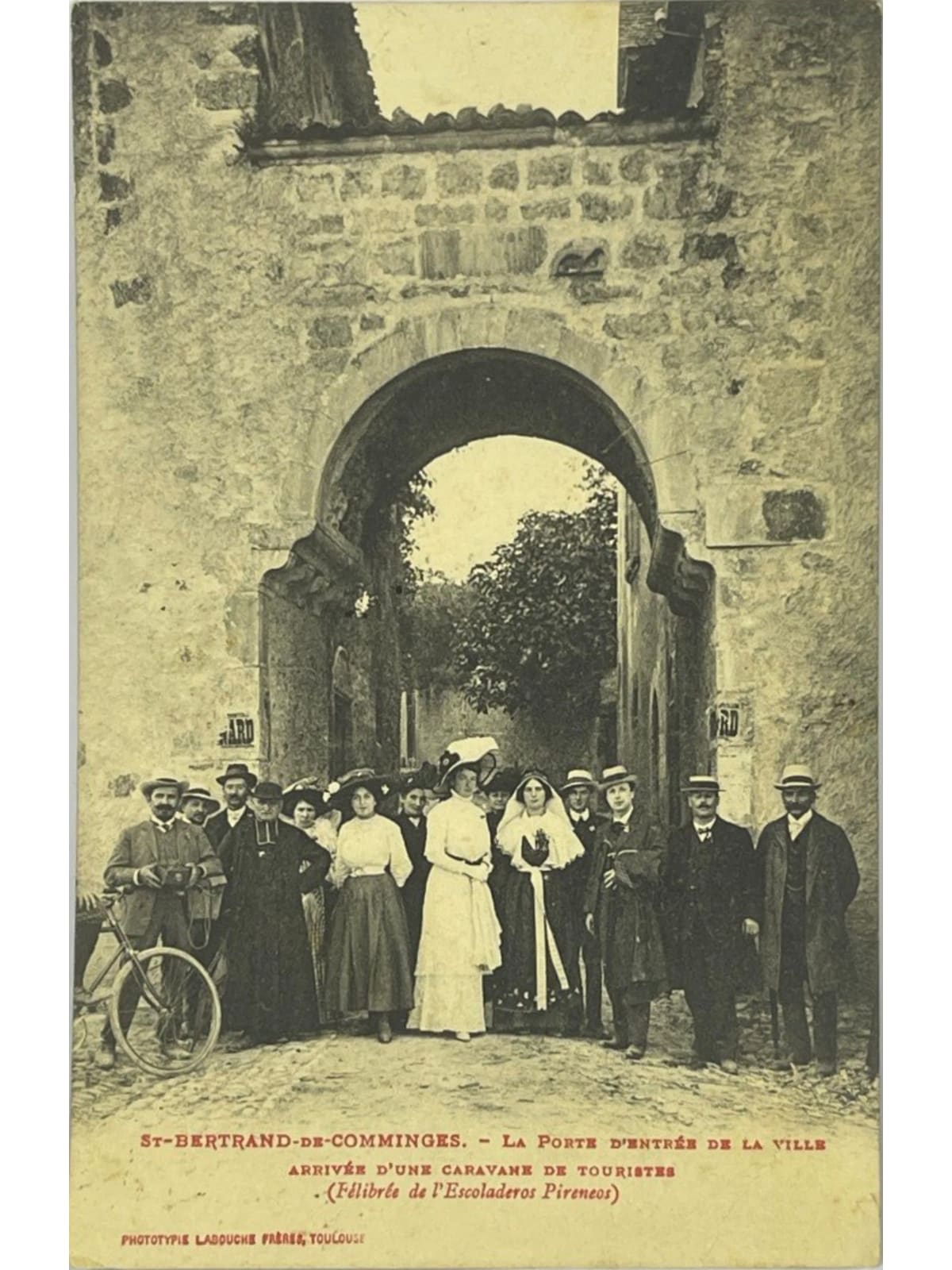 Recto de la carte postale