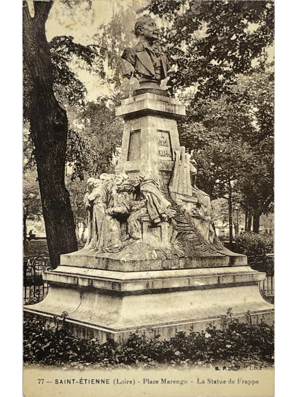 Recto de la carte postale