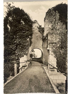 Le Grand-Pressigny (37) – Pont-levis et entrée du château – CPSM