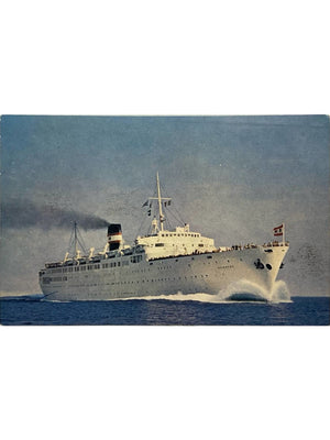 Carte postale – Paquebot Kairouan – C.N.M. – Algérie, Tunisie et îles Baléares
