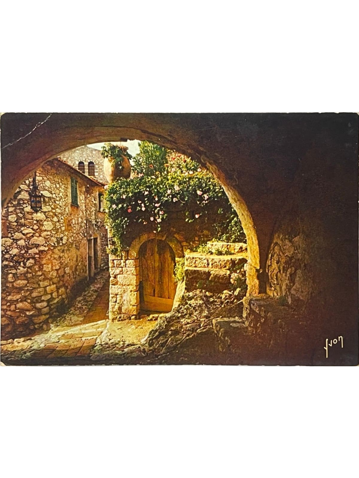 Recto de la carte postale