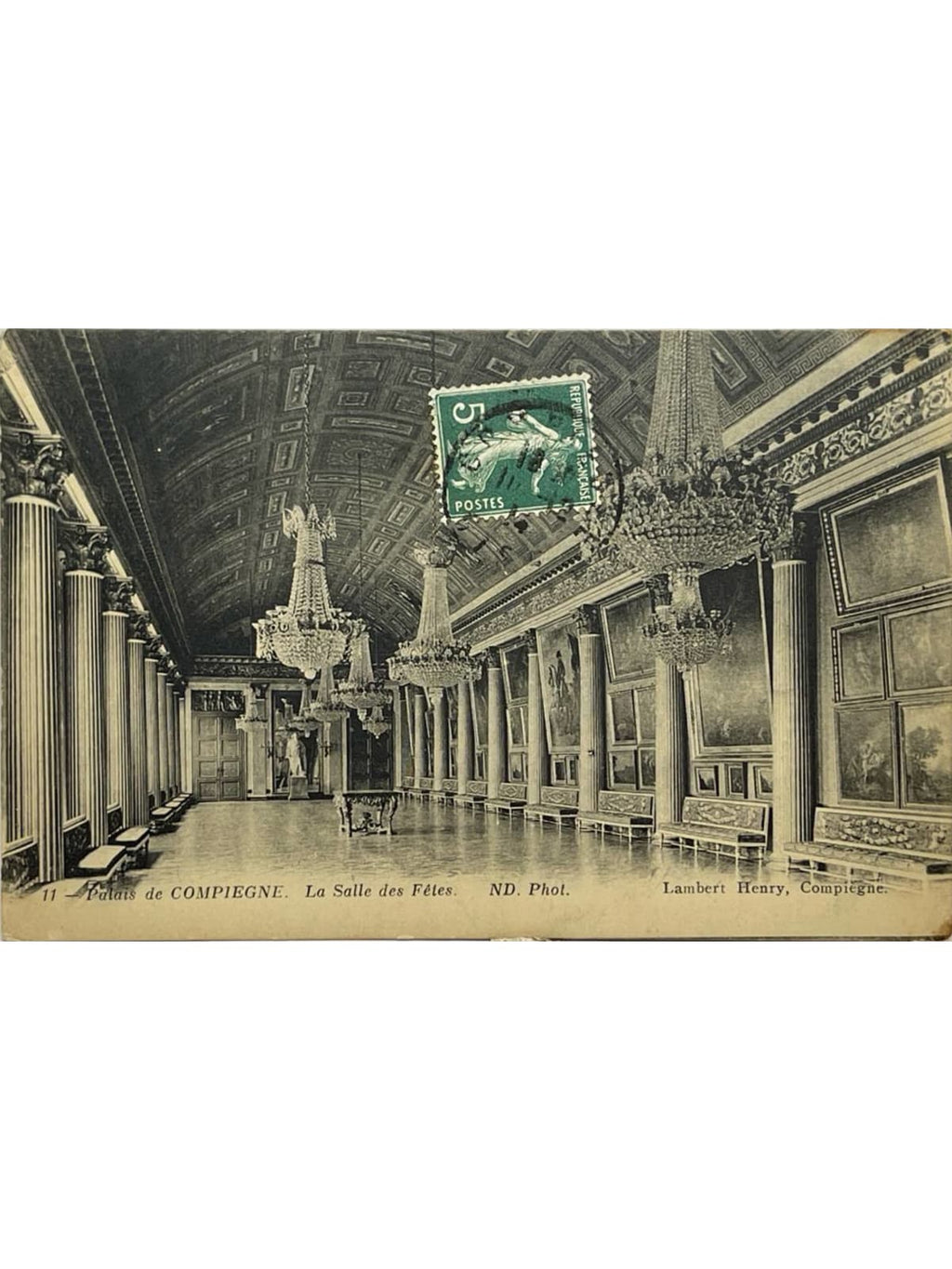 Recto de la carte postale