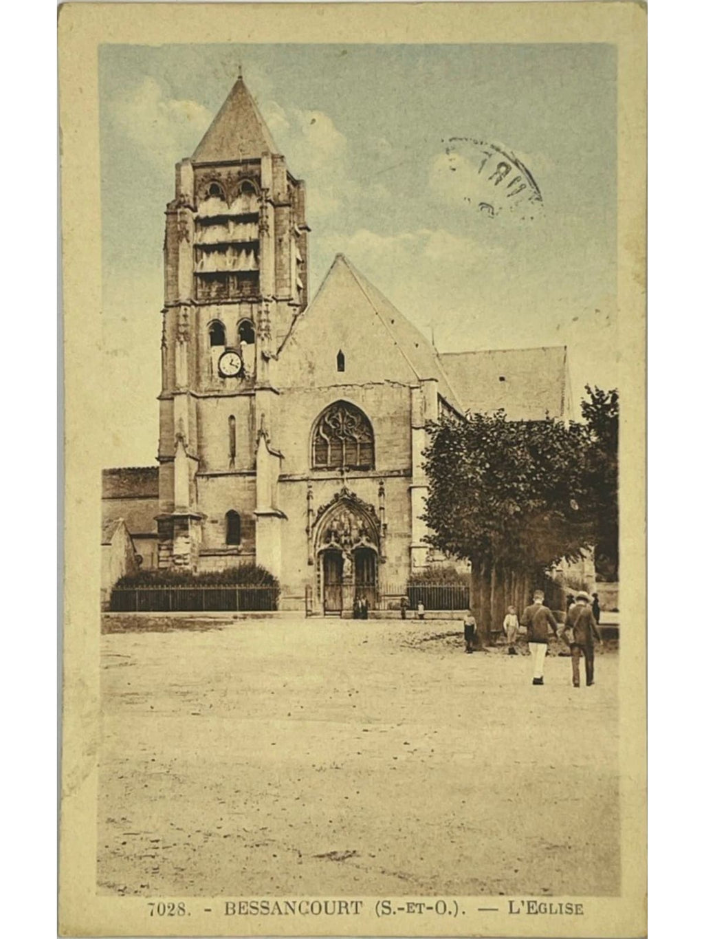 Recto de la carte postale