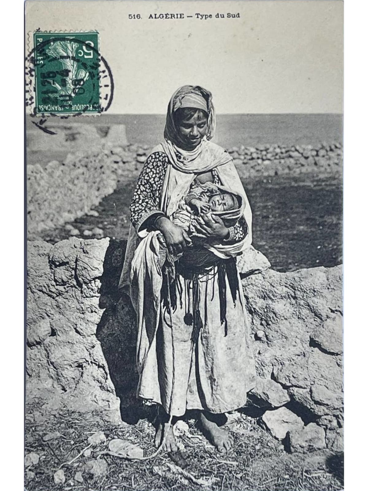 Recto de la carte postale