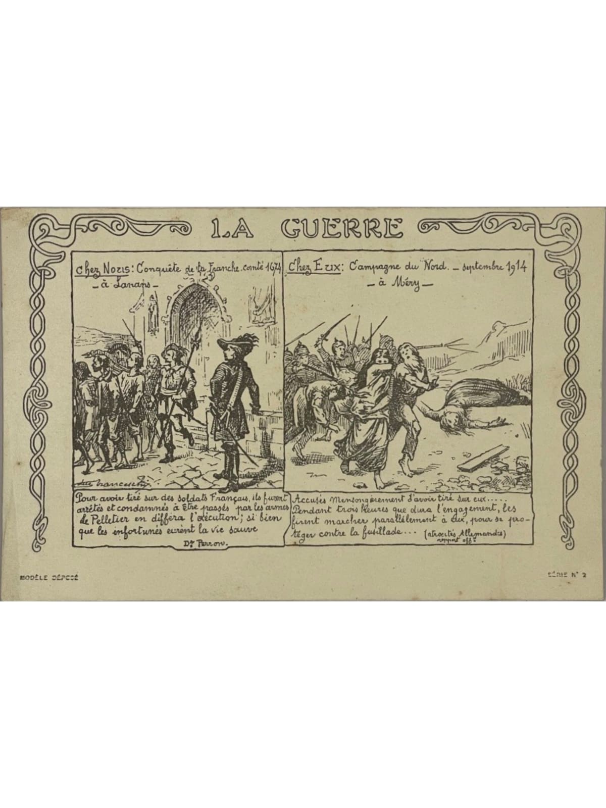 Recto de la carte postale