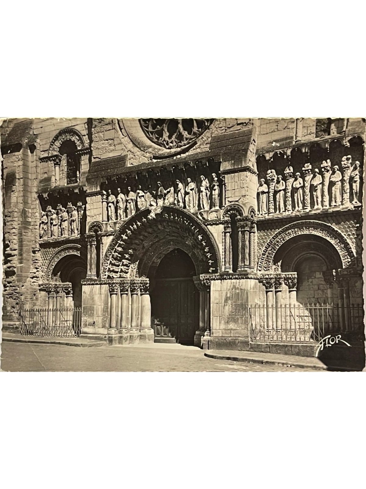 Recto de la carte postale