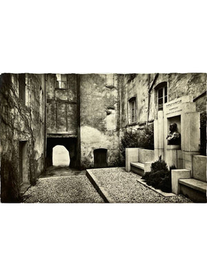 Dole (Jura) – Maison natale de Pasteur, cour extérieure – CPSM