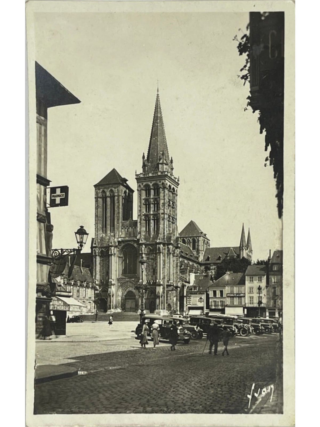 Recto de la carte postale