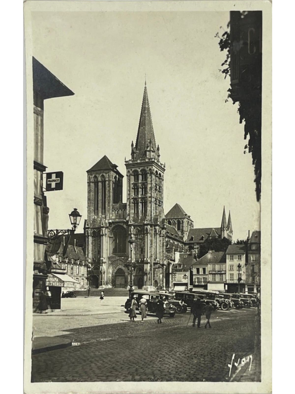 Recto de la carte postale