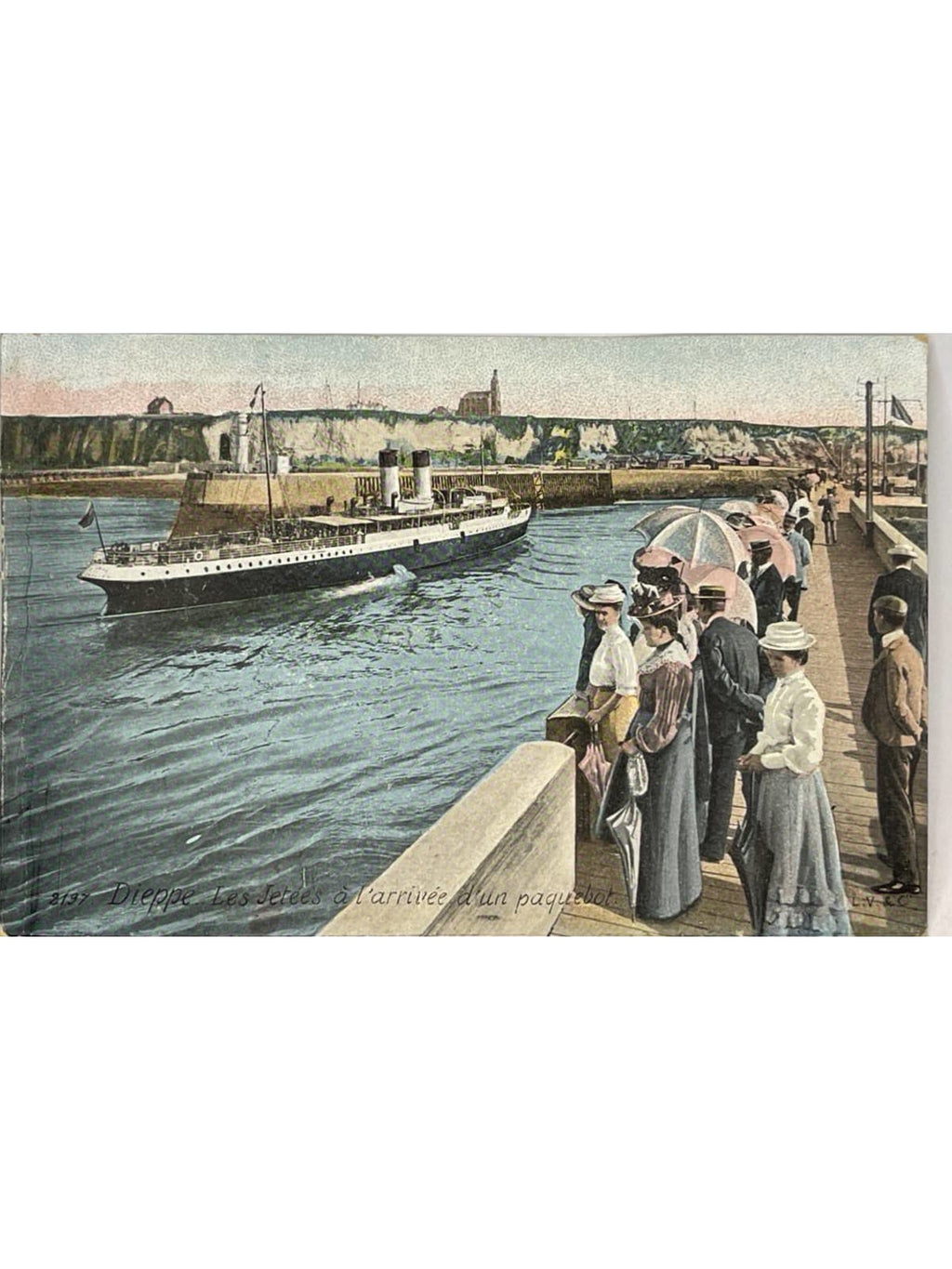 Recto de la carte postale