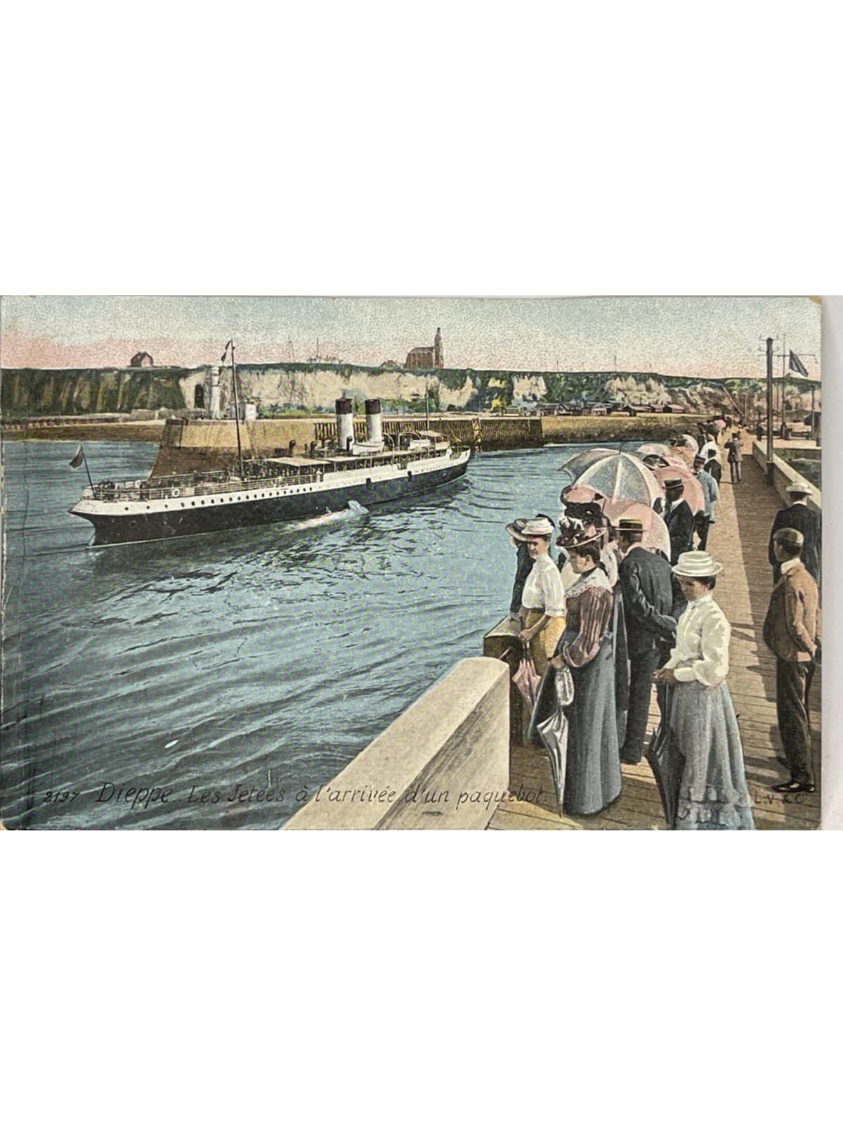 Recto de la carte postale