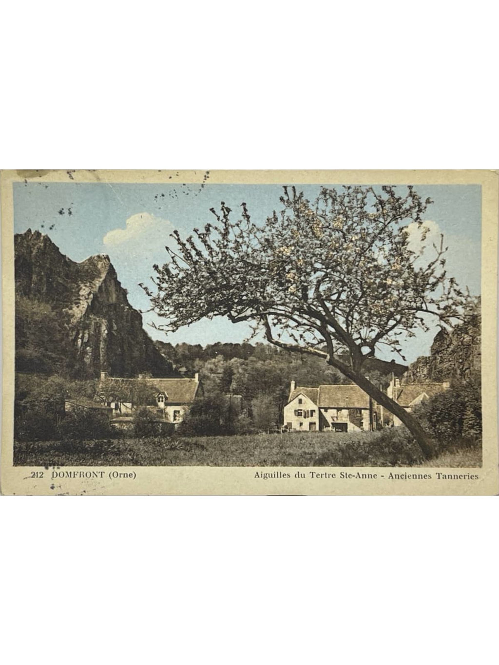 Recto de la carte postale