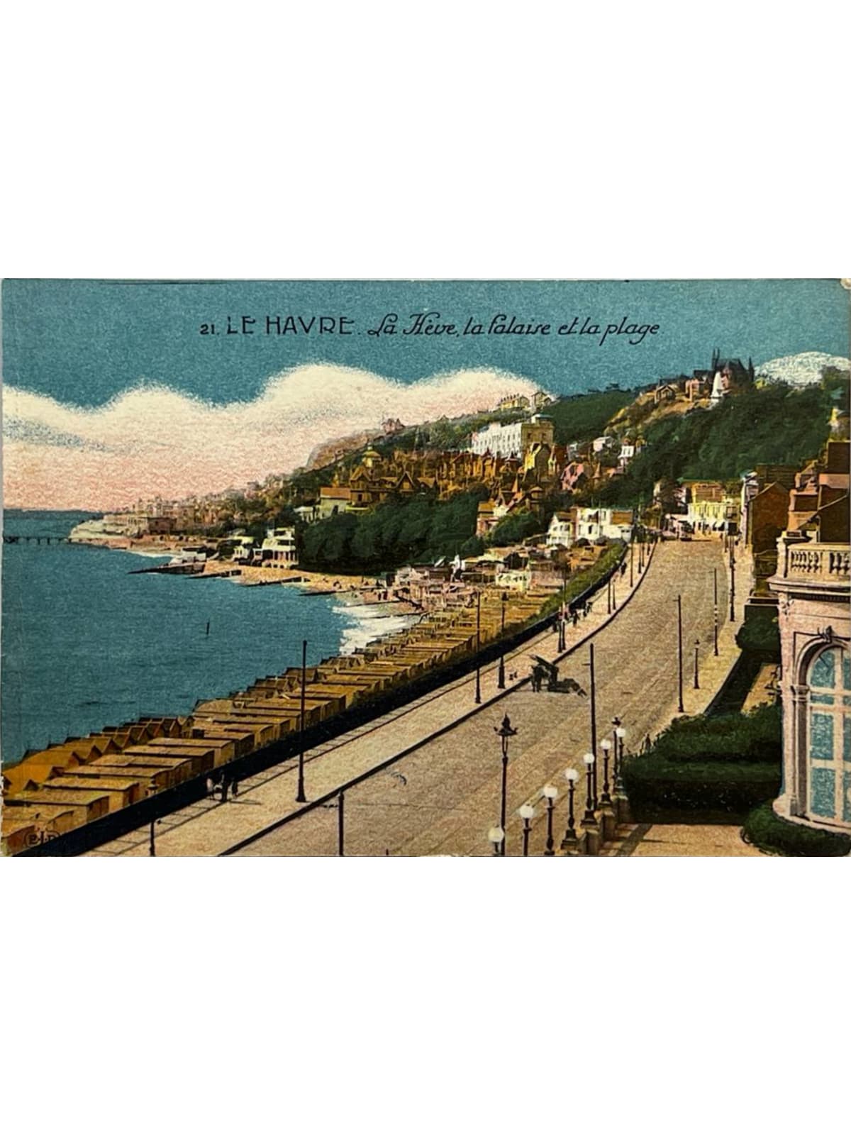 Recto de la carte postale
