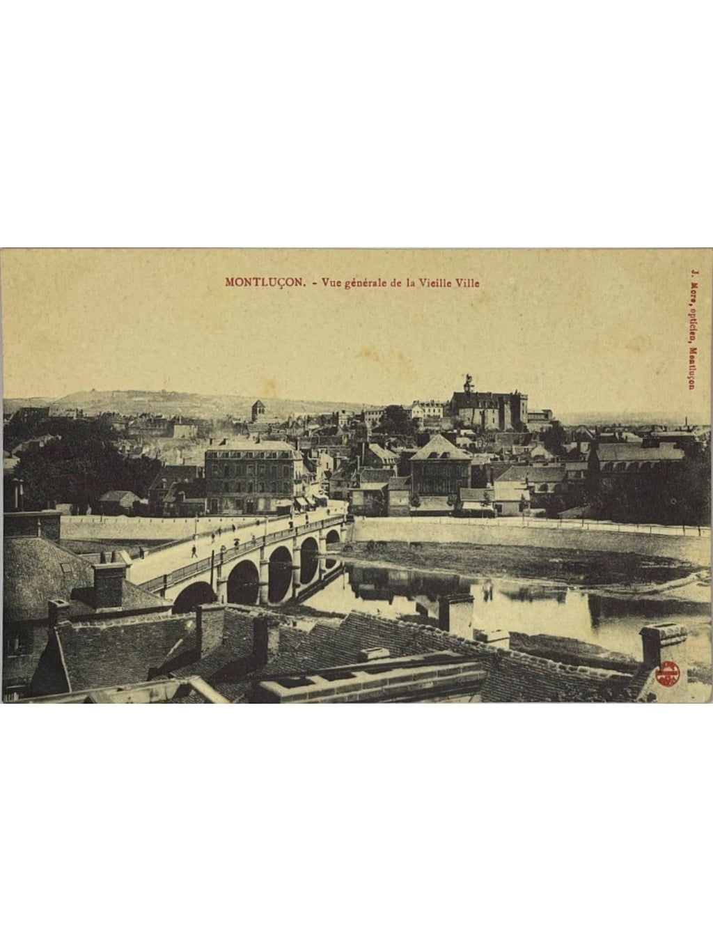 Recto de la carte postale