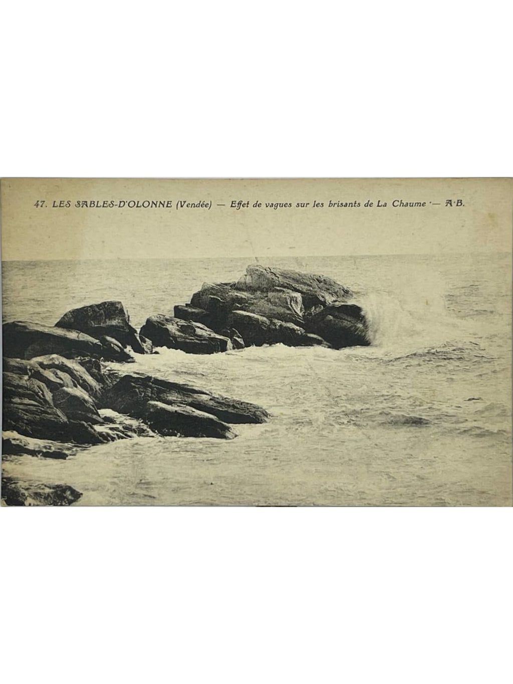 Recto de la carte postale
