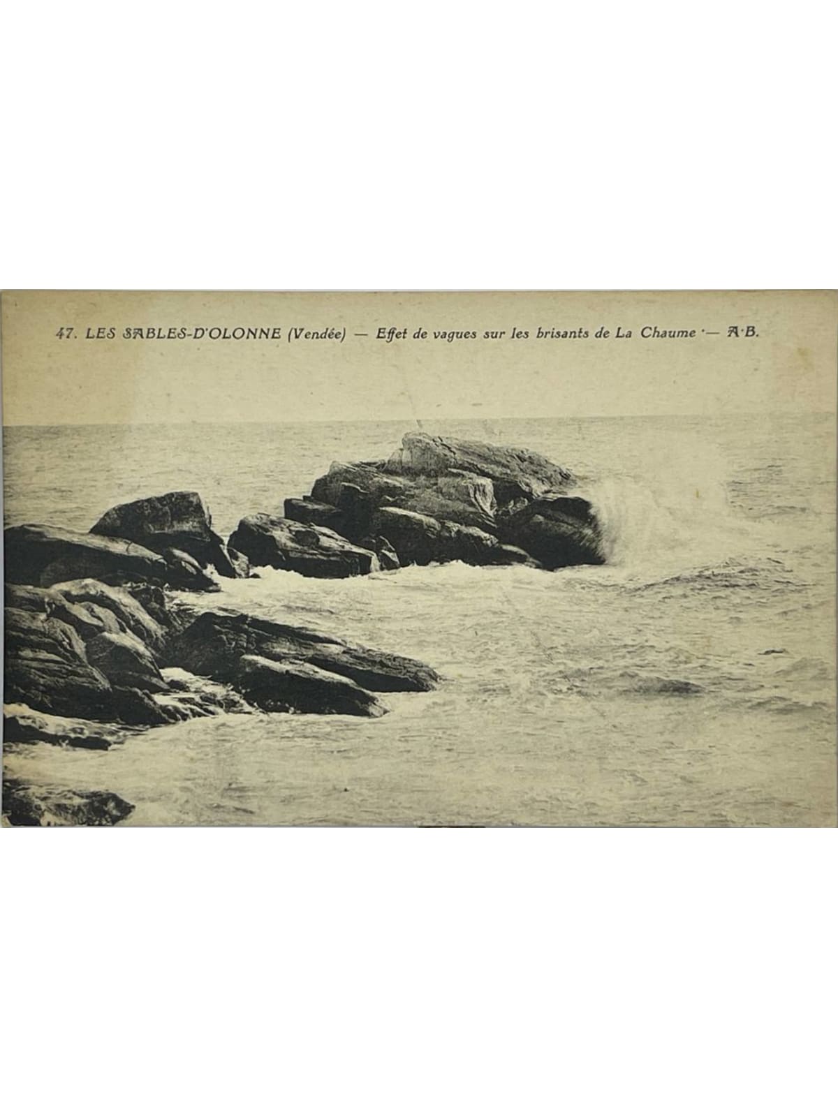 Recto de la carte postale