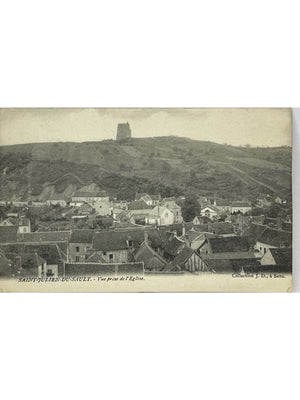 Saint-Julien-du-Sault (Yonne) – Vue prise de l'église – CPA