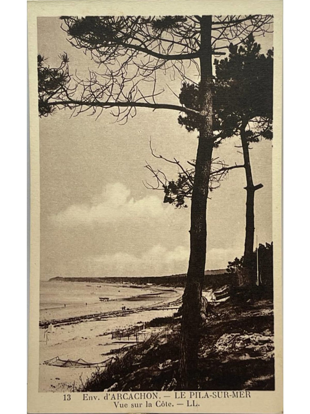 Recto de la carte postale