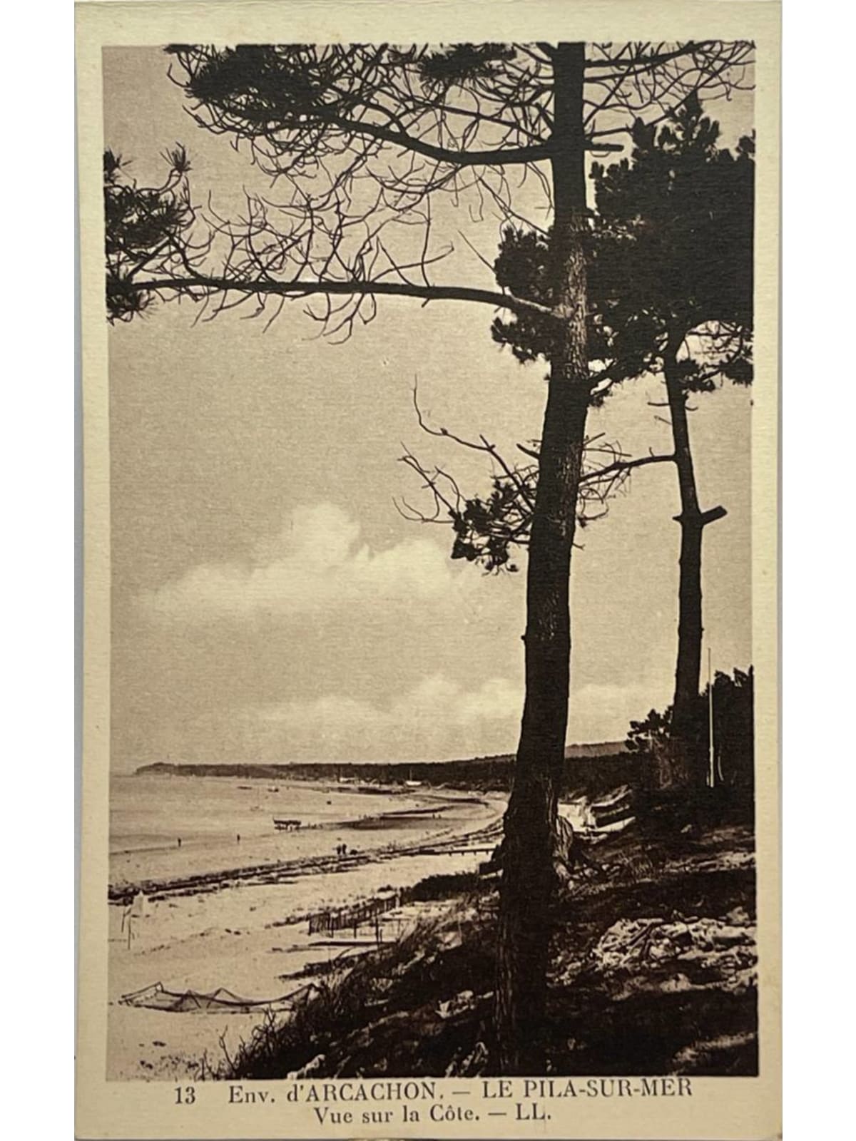 Recto de la carte postale