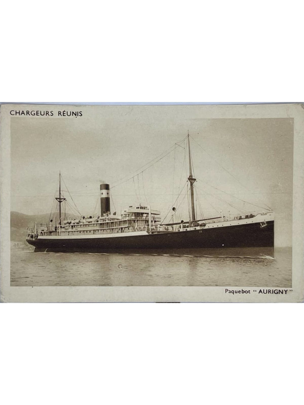 Recto de la carte postale