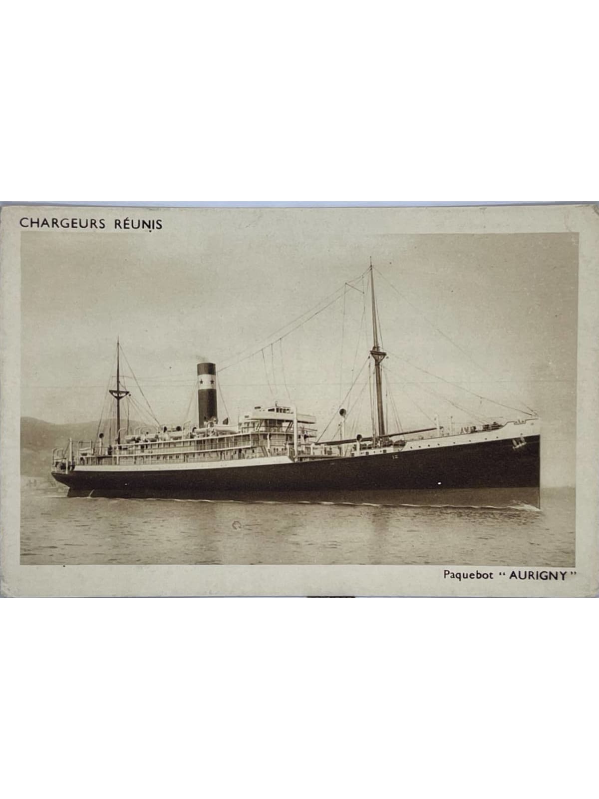 Recto de la carte postale