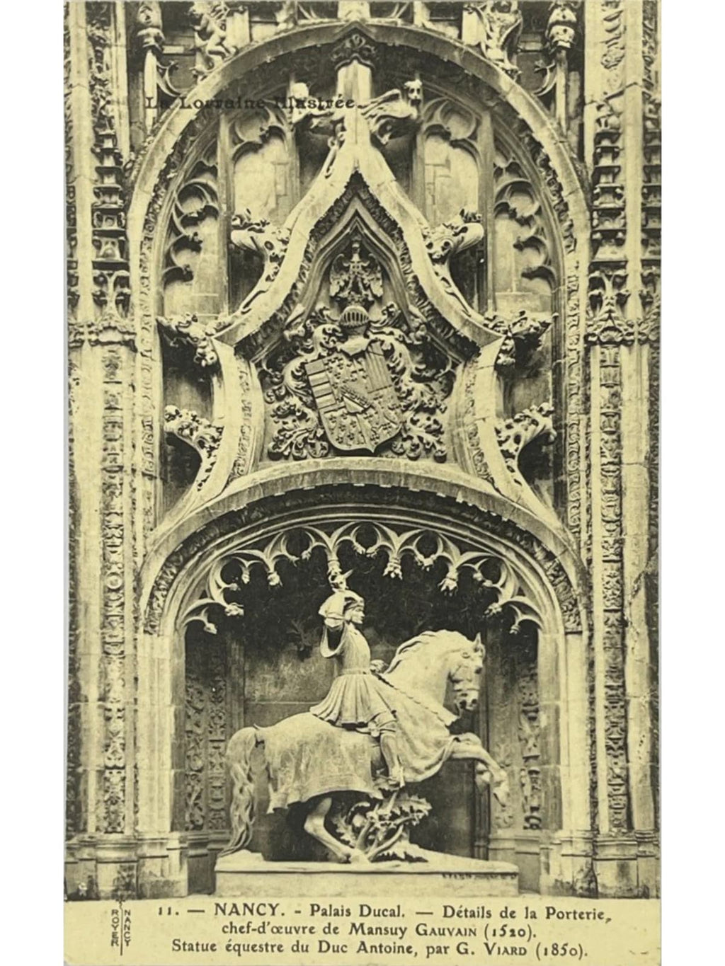 Recto de la carte postale