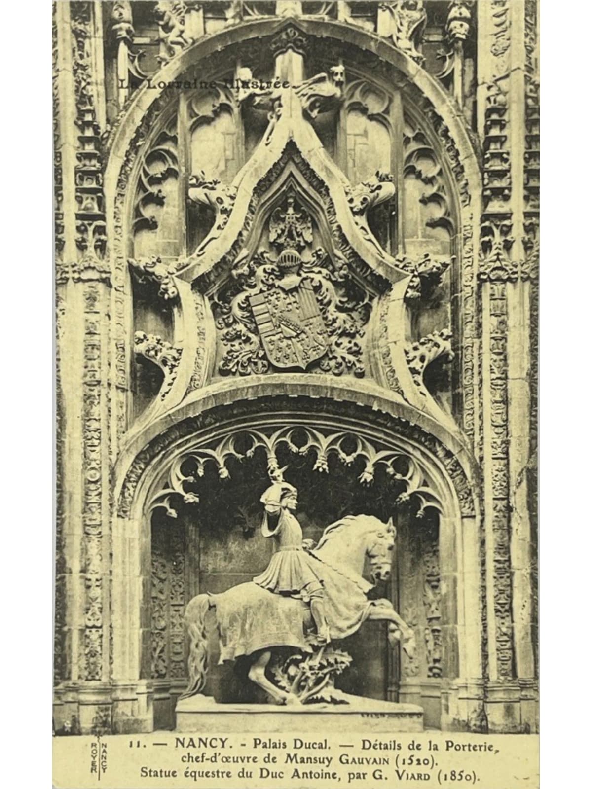 Recto de la carte postale
