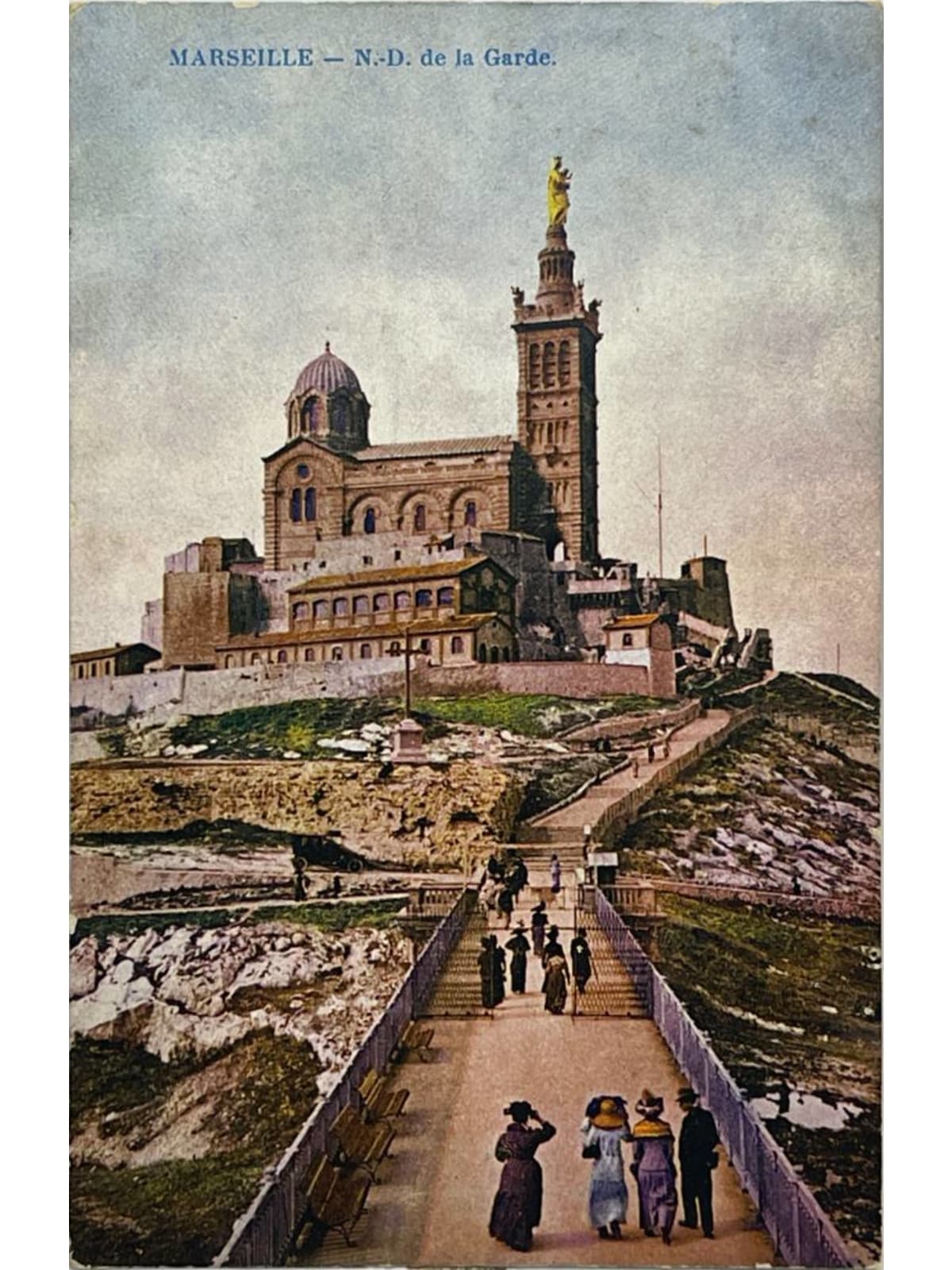 Recto de la carte postale