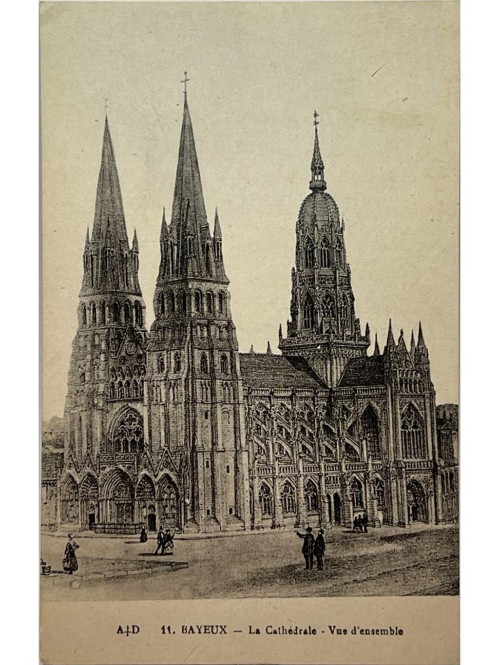 Recto de la carte postale